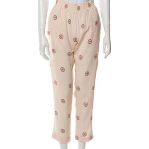 BEACH RIOT Pants Peach  Lounge Wear Cropped High Waisted‎ Size Medium